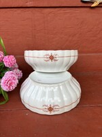 20 cm Gyönyörű vastag nehéz tàlak  virágos porcelán pogácsástál tál pörköltes levesestál nosztalgia