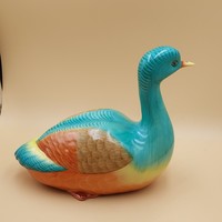 Hollóházi  színes kacsa, vadkacsa figura