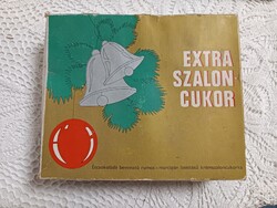 Antik Extra szaloncukor doboz, étcsokoládé bevonatú rumos - marcipános ízesítésű krémszaloncukorka