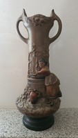August Otto terrakotta váza
