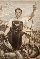 Csáki-Maronyák József ; Füle Mihály - Halász (extra ritka)