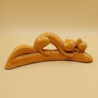 Retro kerámia Mókus figura
