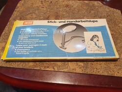 Nagyon retro újszerű nyakba akasztható inox nagyító mikroszkóp lencse optika szocreál kádár p1