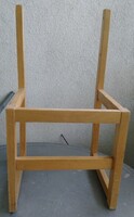 Barkácsolóknak 2 db masszív fa gyerekszék-váz – háttámla és ülőke tetszés szerint készíthető hozzá
