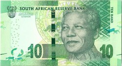 10 rand 2013-16 Dél Afrika Nelson Mandela aUNC
