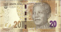 20 rand 2012 Dél Afrika Nelson Mandela aUNC