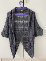 Egyedi, modern olasz mohair kardigán, laza