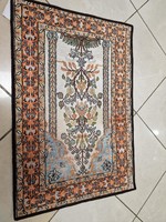Vintage kashmír selyem 60x90  kézi csomózású perzsa szőnyeg BFZ767