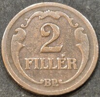 Magyarország 2 fillér, 1927.