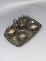 Gyűjtőknek!!Ezüst fémjelzett miniatűr  kávés készlet  59,9 g