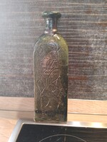 Huszáros halas kerámia butella