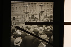 1 db üvegdia "magic lantern" London 1900as évek eleje Királyi Palota