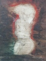 Temesi András szitanyomat/vegyes technika