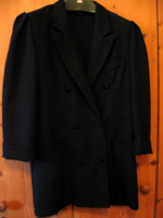 Fekete zsorzsett női blézer 38 Your Sixth Sense C&A