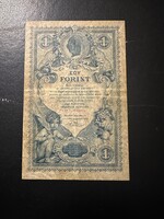 1 forint / gulden 1888.   VF!  RITKA!!!