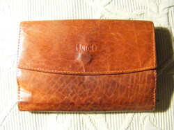 Unico bőr igazolvány kártyatartó pénztárca