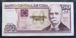 Kuba 50 Pesos 2016, VF.