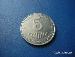 UKRAJNA / UKRÁN 5 KOPIJOK / 5 KOPEJKA 2007 UNC!