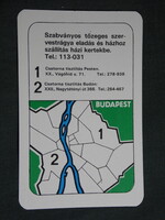 Kártyanaptár,Budapest településtisztasági vállalat,szemétszállítás, kukás,térképes , 1979, (8) Kártyanaptár,Budapest településtisztasági vállalat,szemétszállítás, kukás,térképes , 1979, (8)
