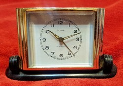 SLAVA art deco asztali ébrsztő óra