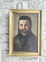 Antik Nemes portré festmény.  Jó kvalitàs .