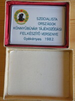 MHSZ Hollóházi porcelán plakett -Szocialista országok könnyűbúvár tájékozódási felkészítő versenye-