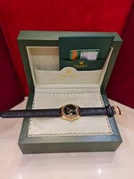 ROLEX DAY-DATE 36 RITKA ONYX SZÁMLAPOS 18KT TÖMÖR ARANY ÓRA