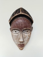 Afrikai maszk antik Pende népcsoport Kongó africká maska D51 542 1208
