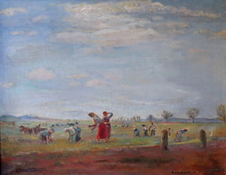 Károly Kernstok painting with guarantee