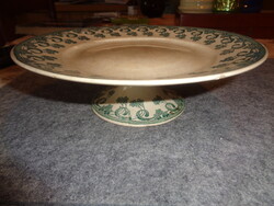 Zsolnay antik gyümölcstartó az 1800 as évek végéről , ritkán feltűnő forma