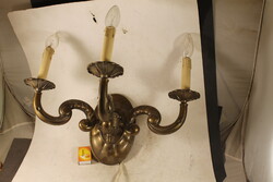 Antik bronz 3 ágú falikar 152