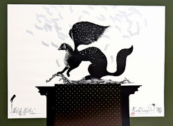 Felsmann Tamás: Királyi vadászatok, modern grafika, 6/50