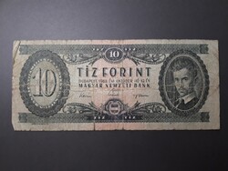 Magyarország 10 Ft 1962 papírpénz - 1962 évi, régi magyar bankjegy