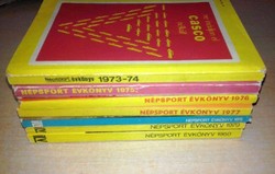 Egyben! Népsport évkönyvek 1973-1980