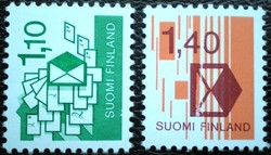 F940-1 / Finnország 1984 A betűk osztályozásának reformja bélyegsor postatiszta