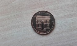 Párizsi turisztikai, látogató token, zseton  2000 - Diadaliv (Arc de Triomphe)