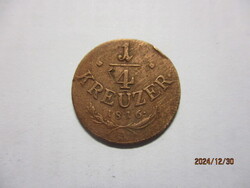 Ausztria, II. Ferenc  1/4 Kreuzer 1816 A  VF