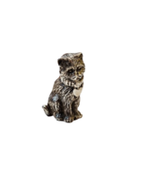 Ezüst miniatűr cica figura (ZAL-Ag103101)