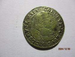 Olmütz  II. Károly ezüst 3 kreuzer 1670  VF/XF
