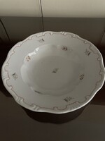 Zsolnay mèlytányêr piros tollas 1 db