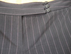 Fekete csíkos szövet nadrág Mark &Spencer 20