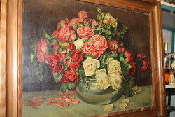 Antik szignált festmény 184