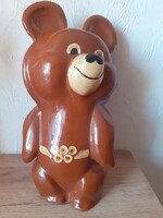 Óriás Misa Mackó 1980 Olimpia kabala figura