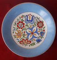Lubiana nagyméretű lengyel porcelán süteményes táli / falidísz