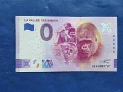 FRANCIAORSZÁG 0 EURO 2024 MAJOM GORILLA ! RITKA EMLÉK PAPÍRPÉNZ! UNC!