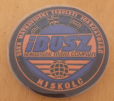 IBUSZ Miskolc Bükk Mátravidéki Területi Igazgatóság felirat filc-gumi poháralátét 6 db