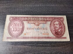 100 forint 1962 VF