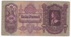 Száz Pengő bankjegy 1930