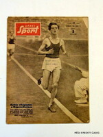 1956 július 17  /  KÉPES SPORT  /  SZÜLETÉSNAPRA RÉGI EREDETI ÚJSÁG Ssz.:  6817