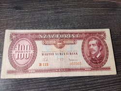 100 forint 1960 VF
